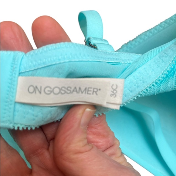 On Gossamer NWT Wire Free Push-Up Tee Shirt Bra in Island Paradise 36C - Picture 8 of 11